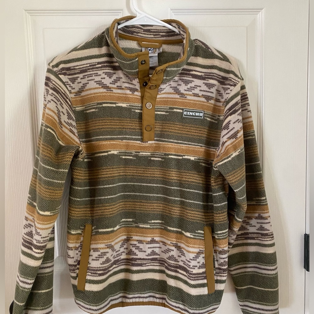 Boys Cinch fleece pullover XL 14